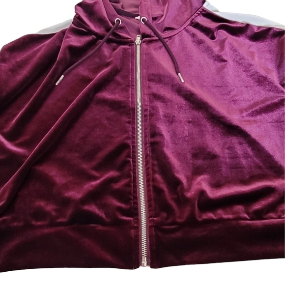 BLUENOTE Matching Purple Velvet Joggers And Hoodie Women Size L - Picture 4 of 16